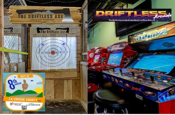 6. Driftless Axe & Arcade