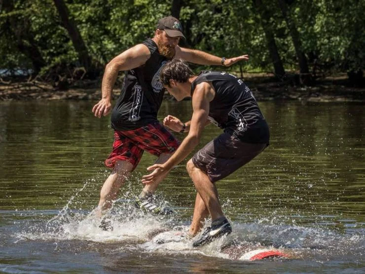 Garrick Birdsong competes in a Men's Pro tournament